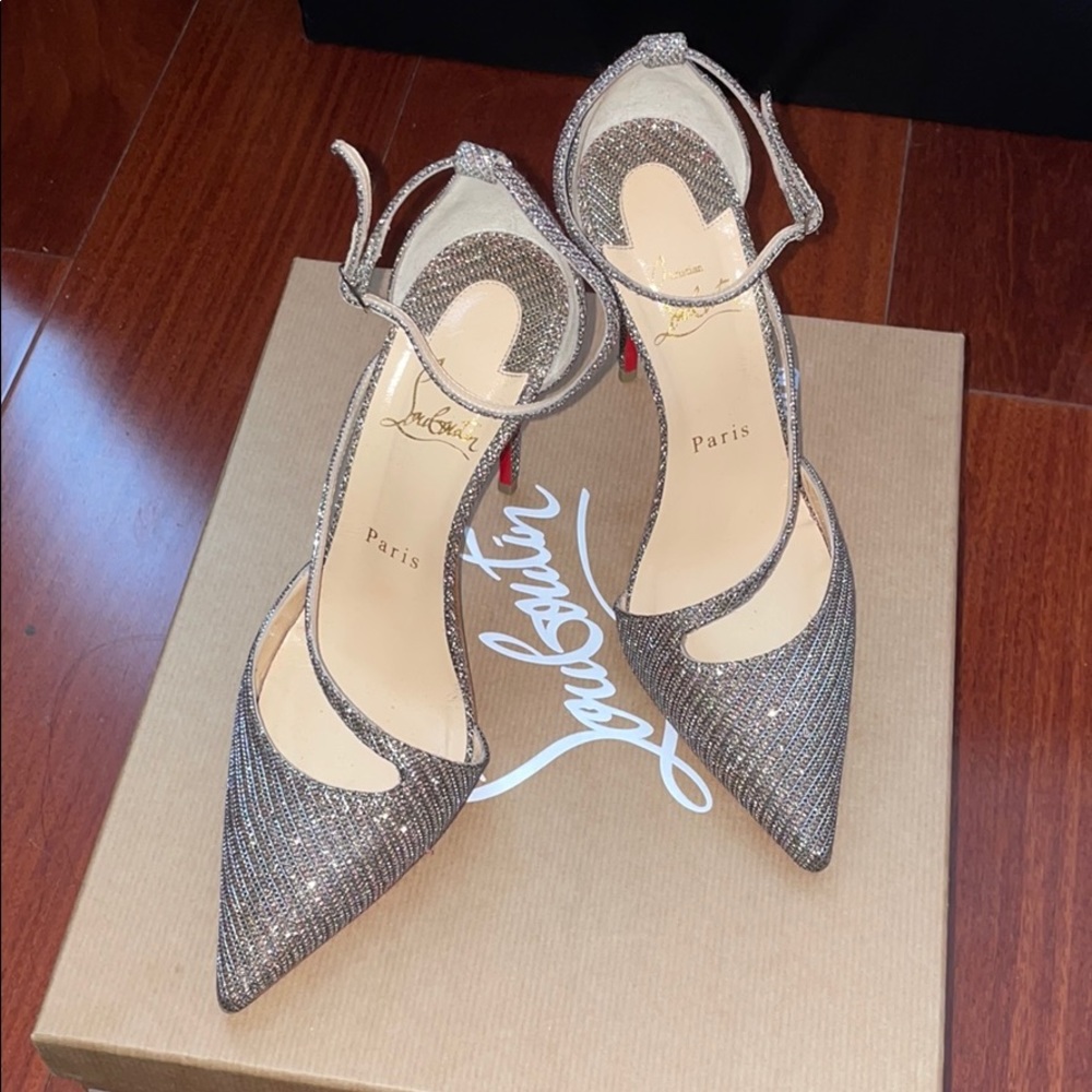 ✨ 👠 Fliketta Glitter Heels Christian Louboutin ❤️